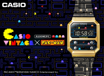 zo heilig kans Casio to Release PAC-MAN Collaboration Model with Fun, Retro Styling in a  Digital Watch | CASIO